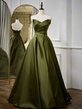 Evening Gown Sexy Dress Formal Floor Length Sleeveless Strapless with Pleats Strappy