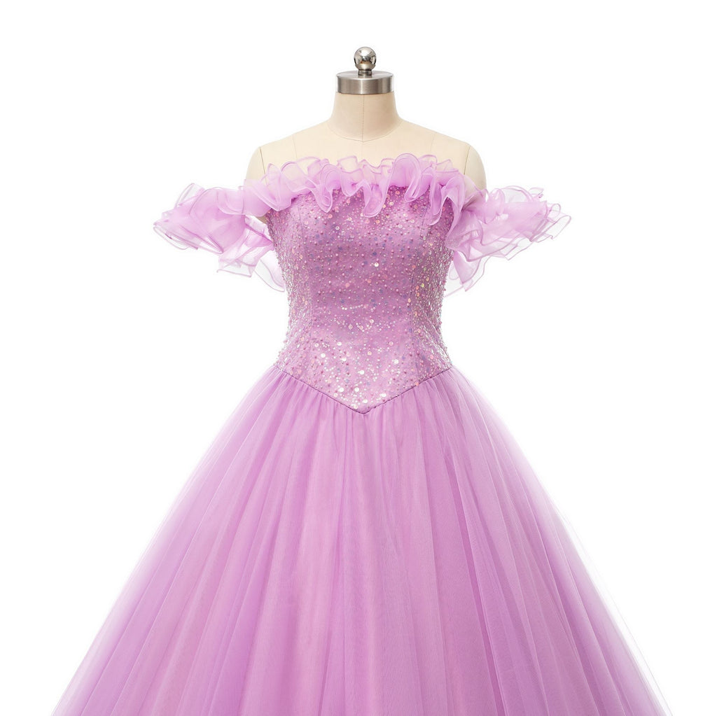 Puffy Dress Quinceanera Floor Length Sleeveless Off Shoulder Pearls