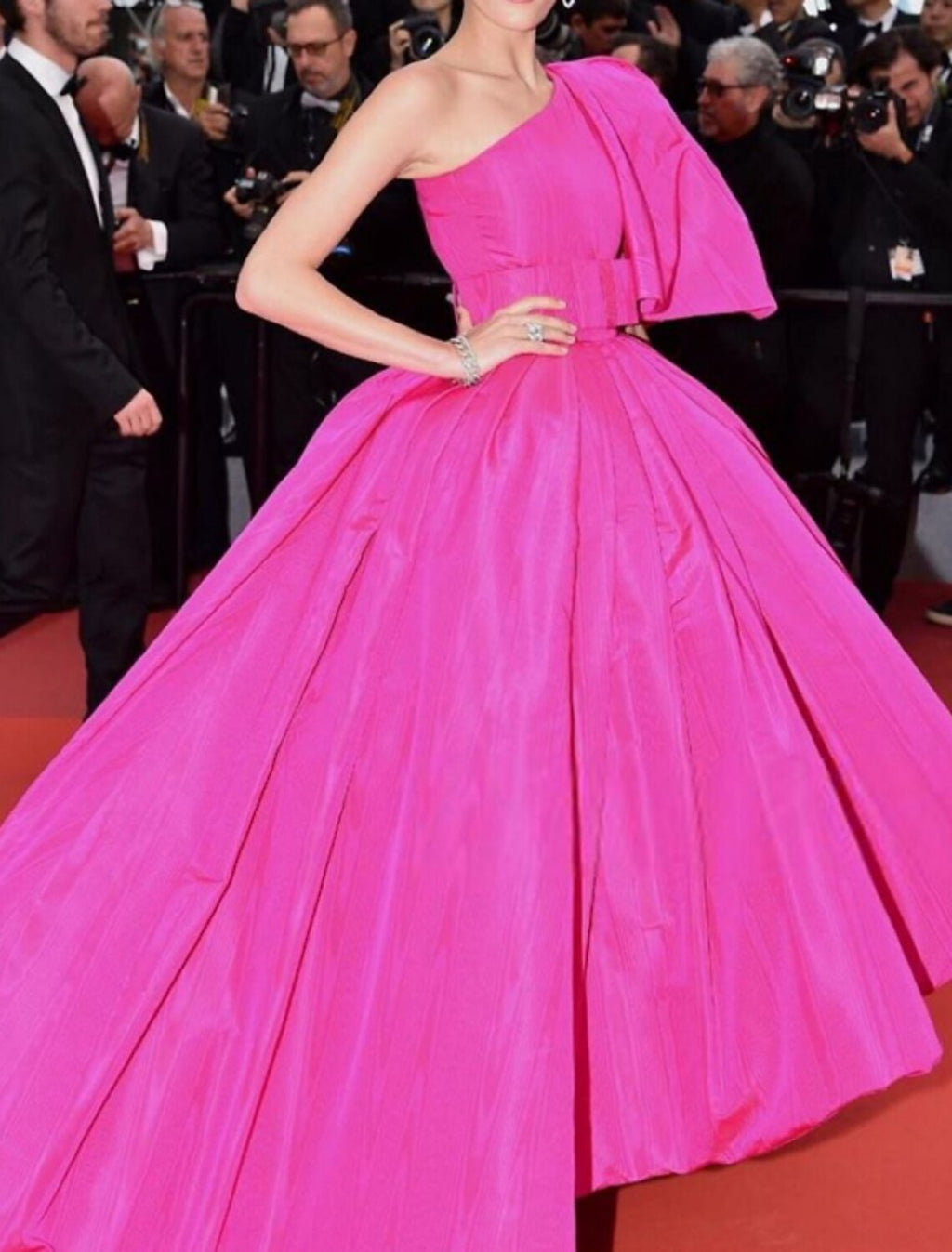 Ball Gown Prom Dresses Celebrity Style Dress Wedding Guest Prom Court Train Sleeveless One Shoulder Taffeta with Bow(s)