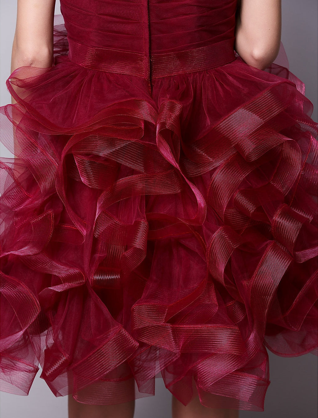 Ball Gown Hot Homecoming Cocktail Party Valentine's Day Dress Strapless Sleeveless Short / Mini with Ruched