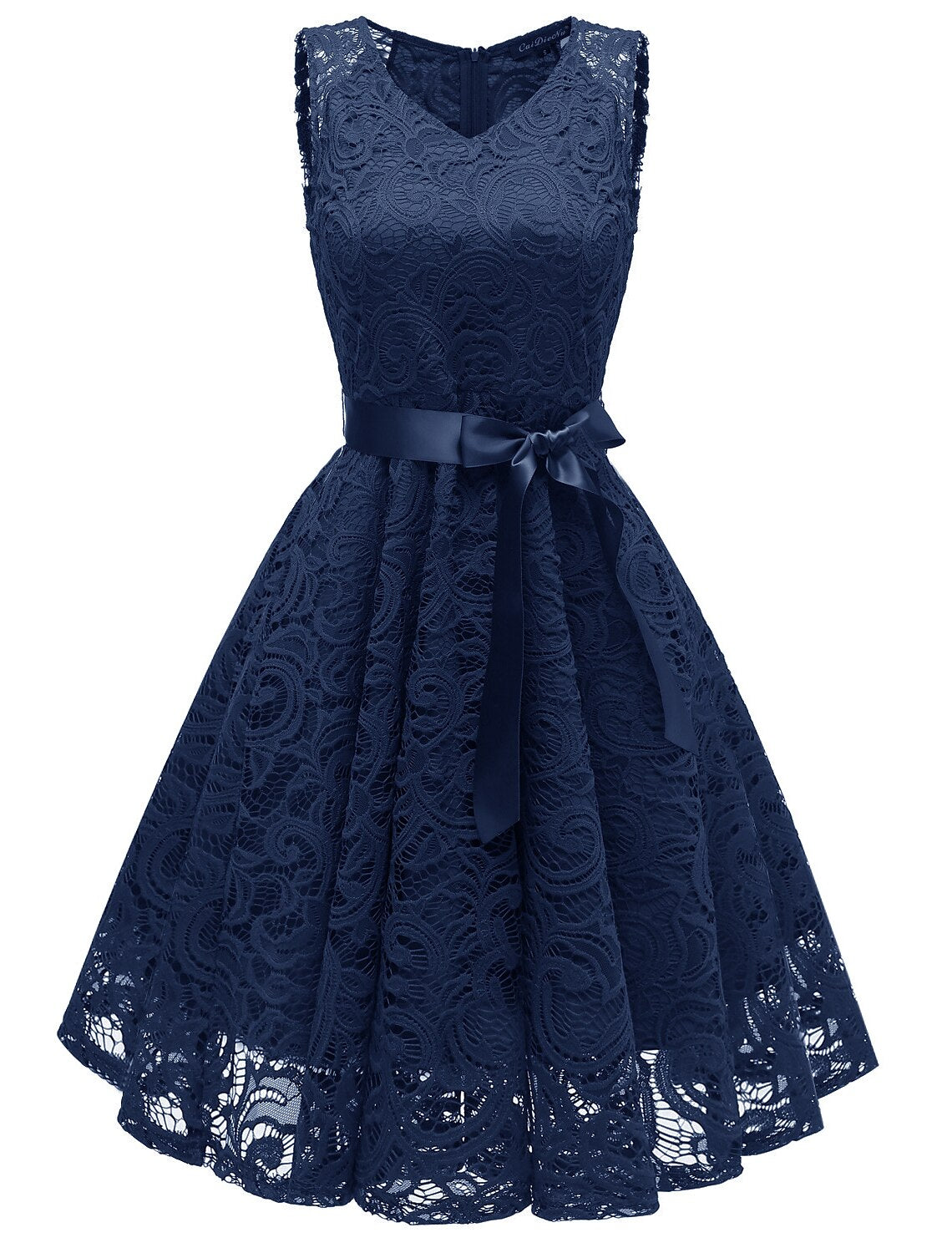 Cocktail Dresses Minimalist Dress Homecoming Graduation Short / Mini Sleeveless V Neck with Bow(s) Pleats