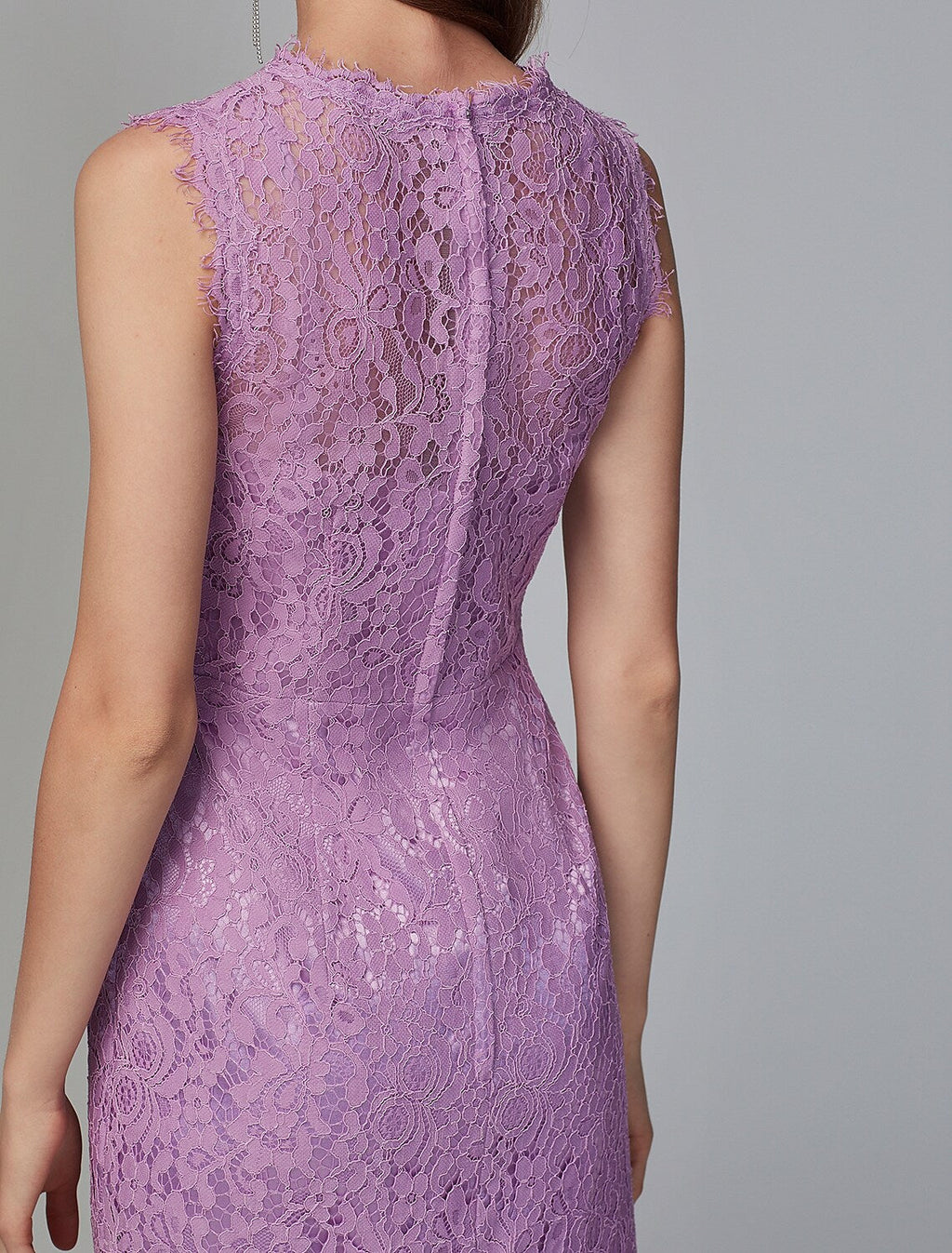 Bridesmaid Dress Sleeveless Elegant Knee Length