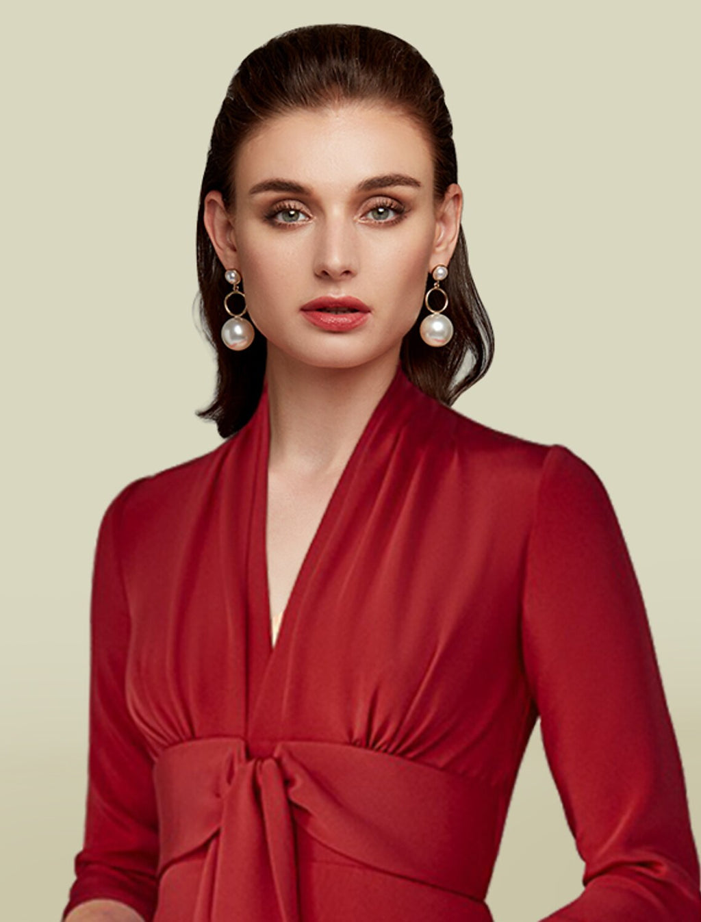 Mother of the Bride Dress Elegant V Neck Floor Length Charmeuse Sleeve with Ruching
