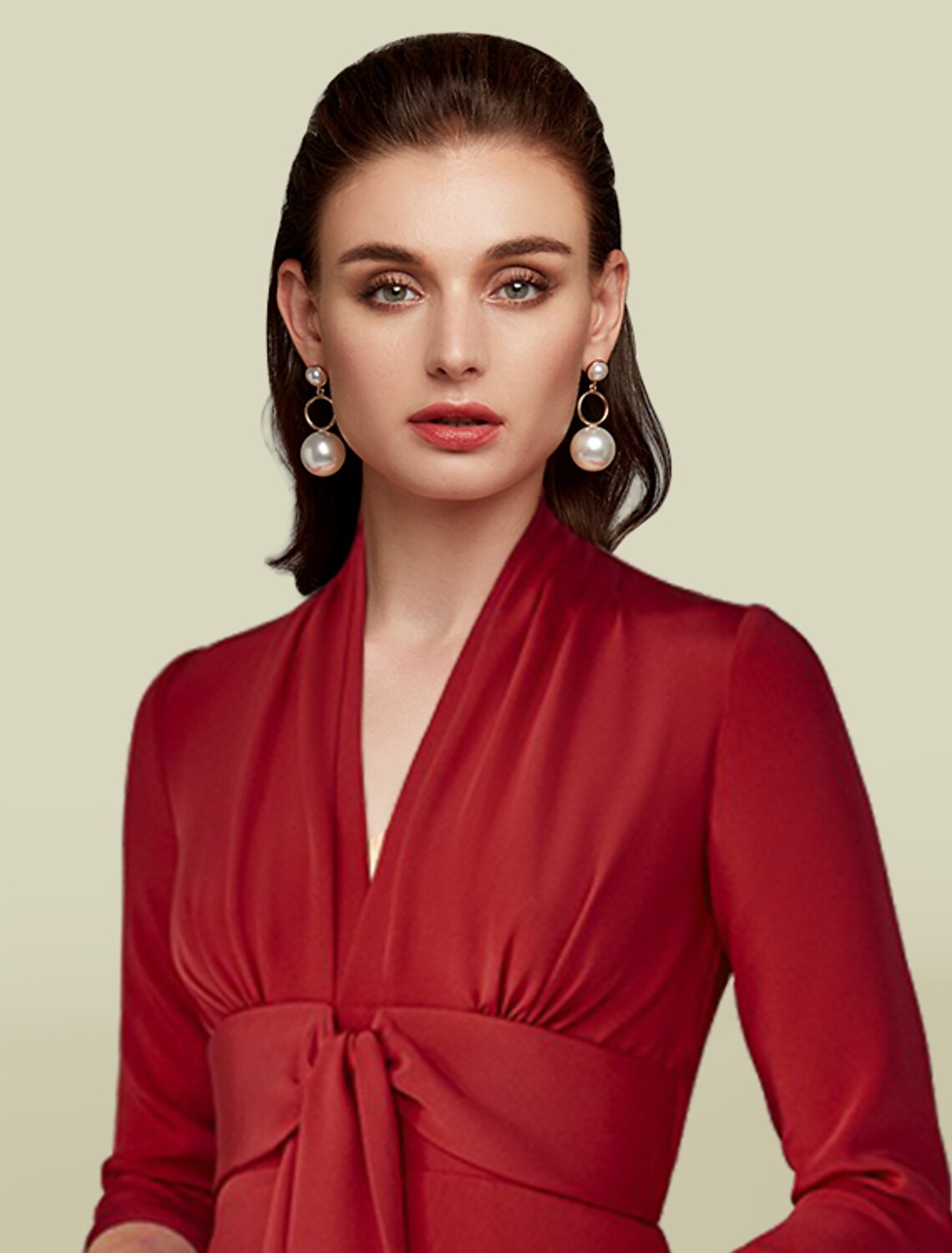 Mother of the Bride Dress Elegant V Neck Floor Length Charmeuse Sleeve with Ruching
