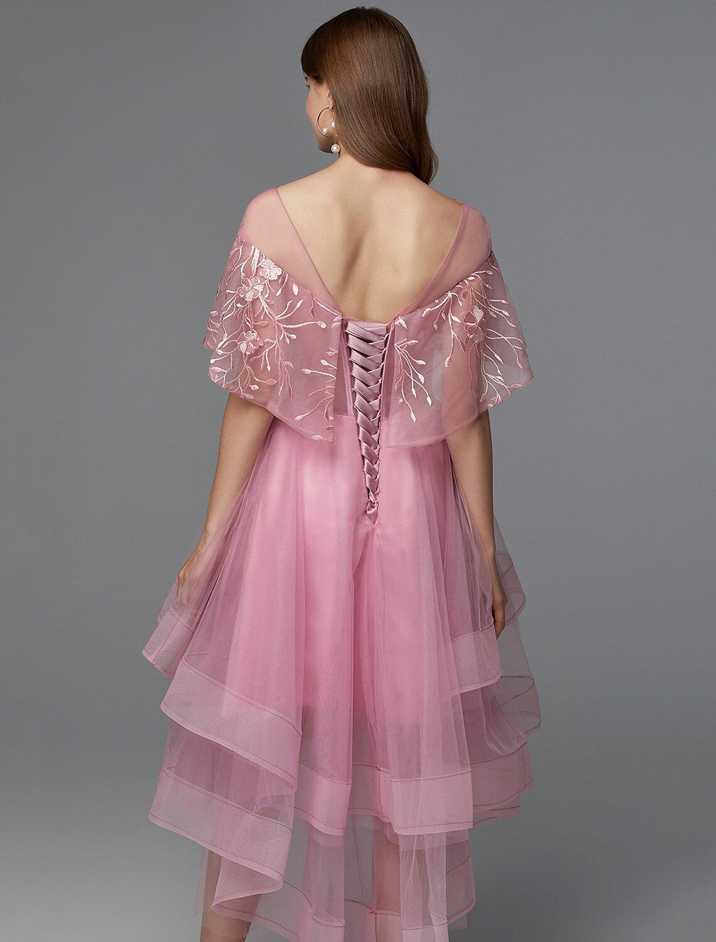 Asymmetrical Sleeveless Neck Tie Back