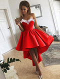 Cocktail Dresses Minimalist Dress Homecoming Graduation Asymmetrical Sleeveless Strapless with Appliques