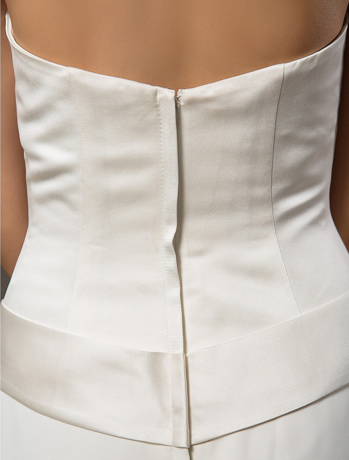 Open Back Wedding Dresses Floor Length Regular Straps With Sash