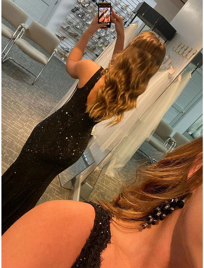 Elegant Red A-Line V-Neck Sleeveless Classic-Back Floor-Length Evening Dress