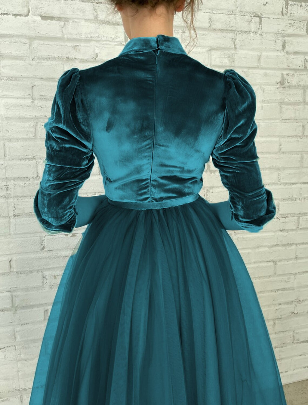Ball Gown Cocktail Dresses Elegant Dress Party Wear Quinceanera Ankle Length Half Sleeve V Neck with Sash / Ribbon Buttons Splicing