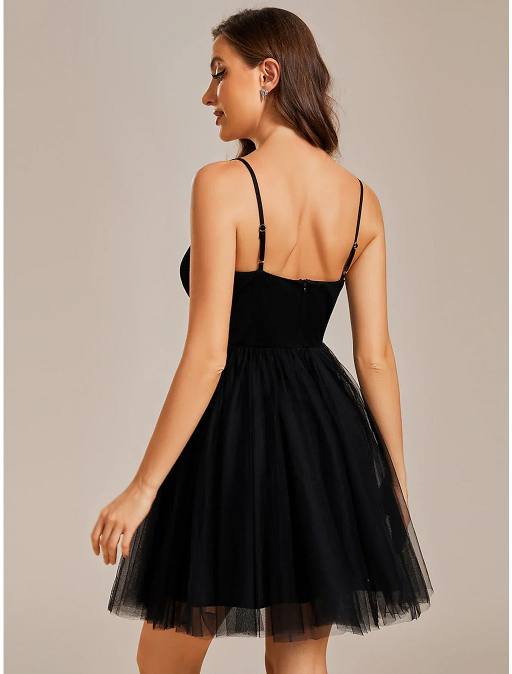 Homecoming Dresses Princess Dress Cocktail Party Short / Mini Sleeveless Spaghetti Strap with Ruched