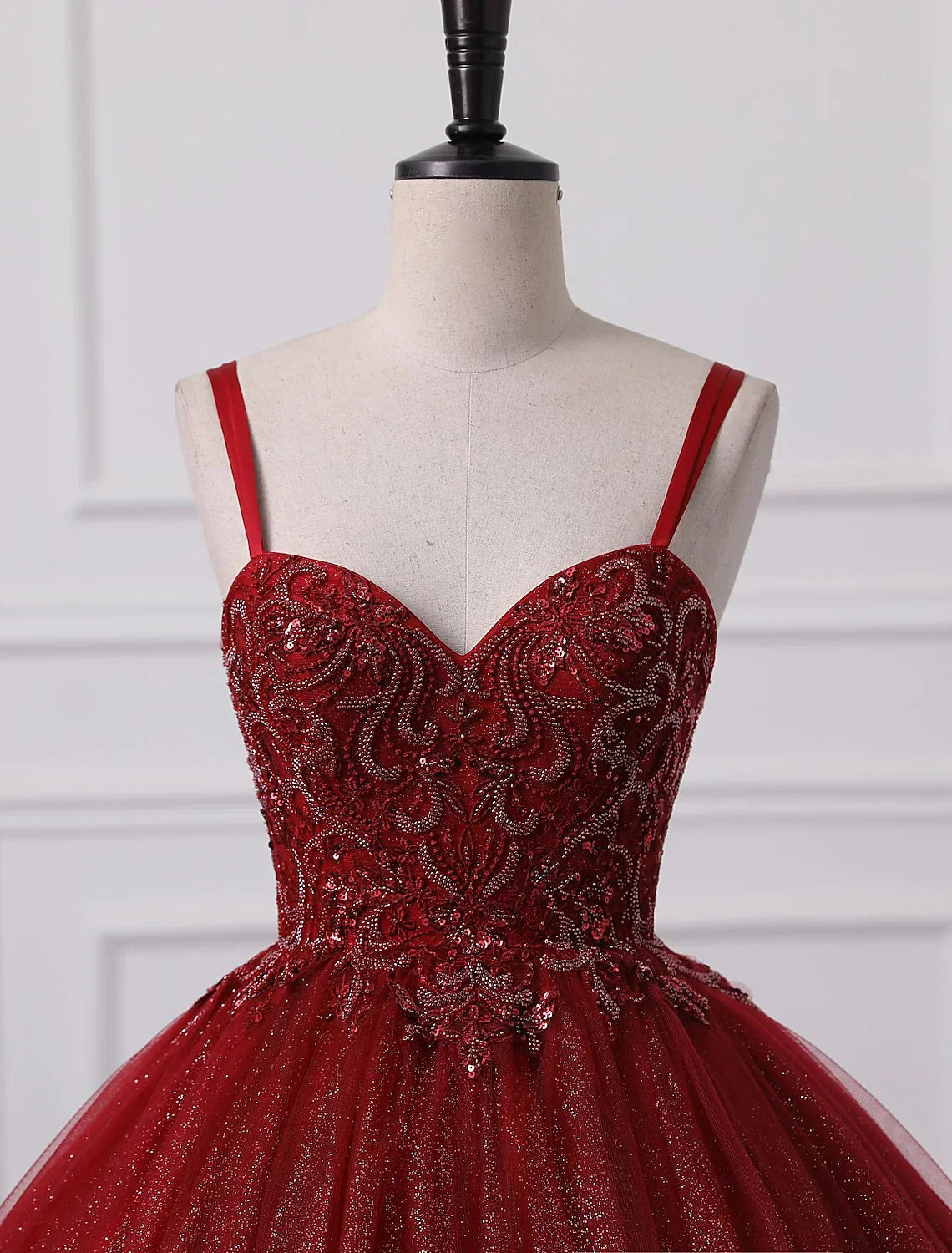 Ball Gown Prom Dresses Princess Dress Graduation Floor Length Sleeveless Strap Beading Appliques