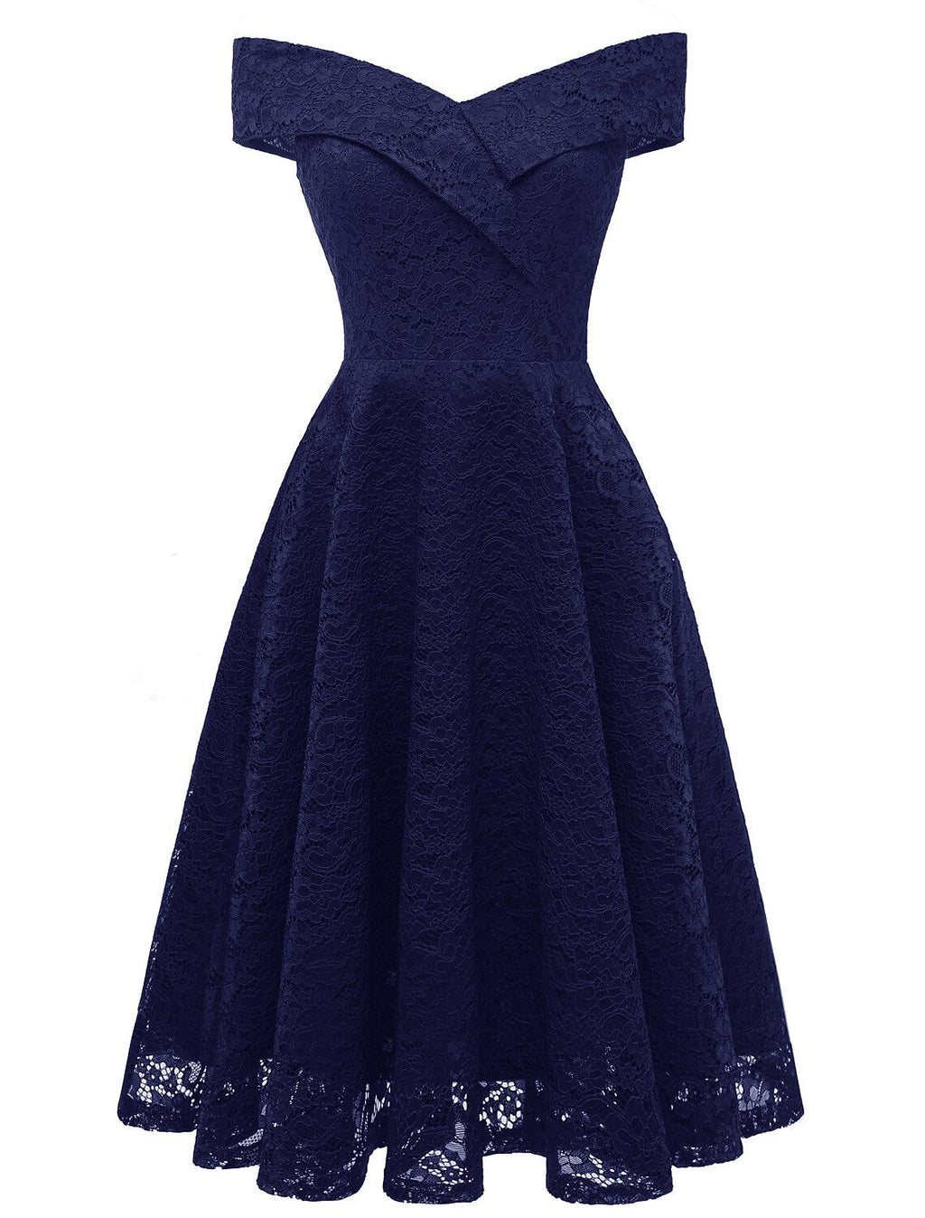 WE Party Dress Holiday Graduation Knee Length Short Sleeve Off Shoulder Bridesmaid Dress with Pleats