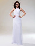 Bridesmaid Dress Straps Sleeveless Floor Length with Ruched