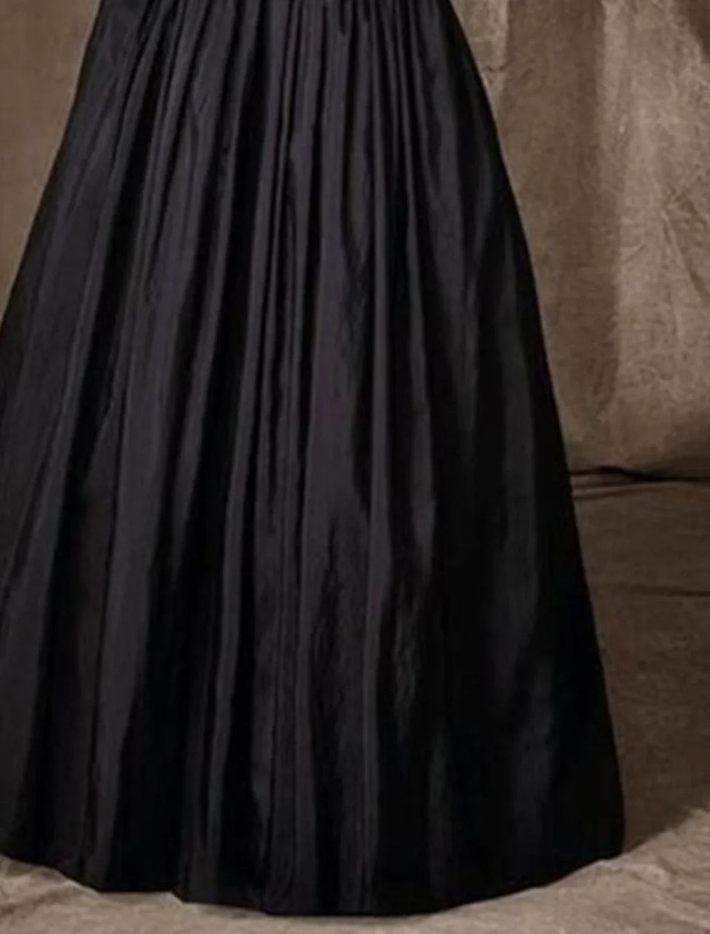 Mother of the Bride Dress Wedding Guest Elegant Sparkle & Shine Jewel Neck Floor Length Taffeta Sleeveless with Pleats