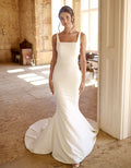 a low back sheath gown