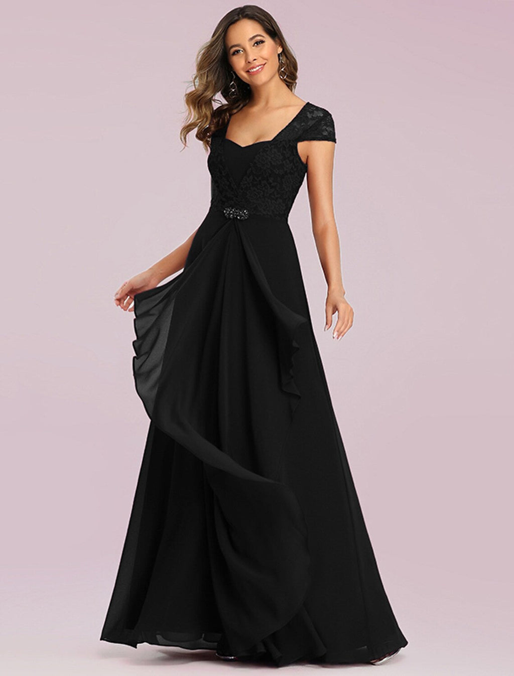 Prom Dress Off Shoulder High Waisted Summer Bridesmaid Dress Elegant with Pleats