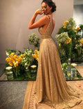 Luxurious Dress Strap Backless