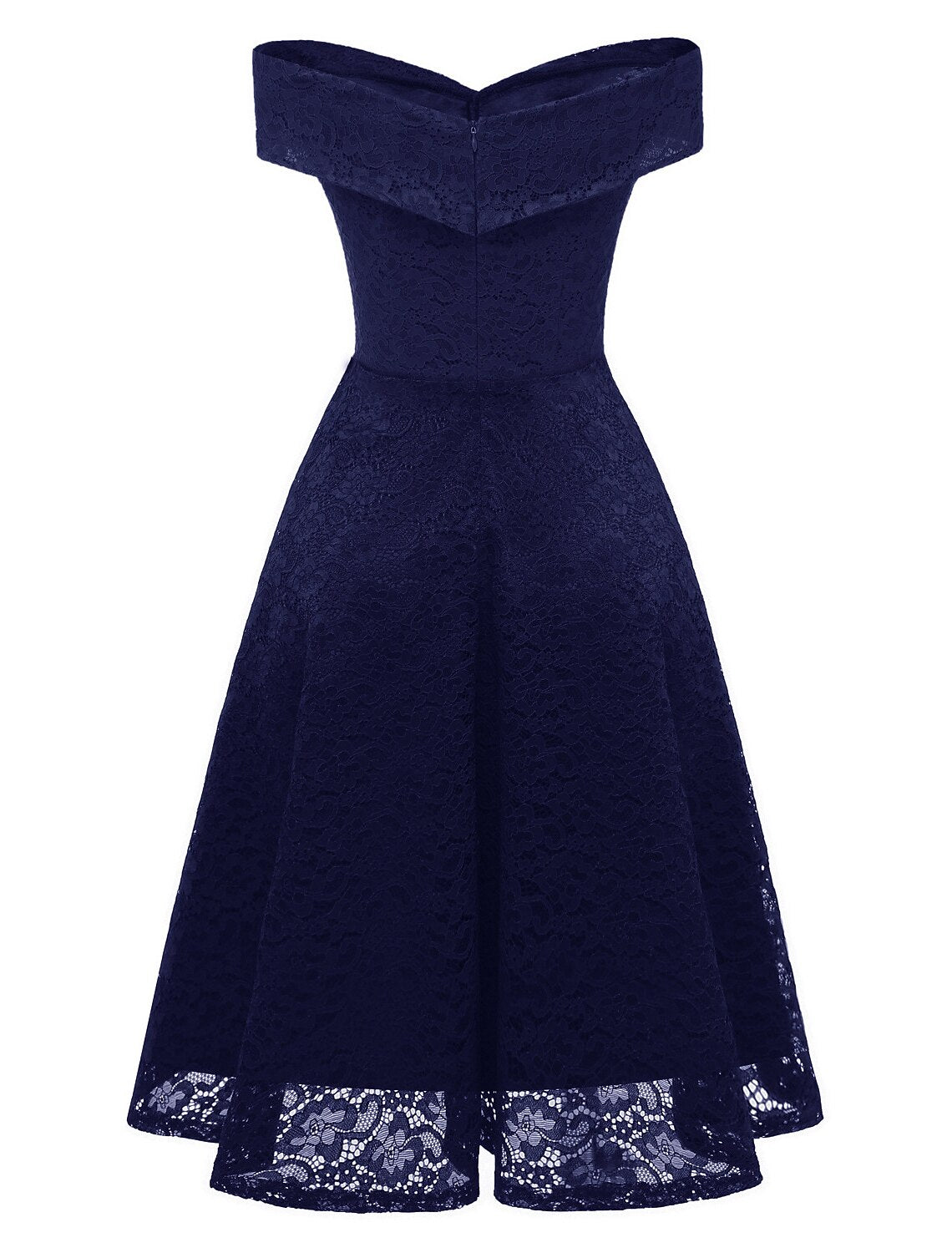 WE Party Dress Holiday Graduation Knee Length Short Sleeve Off Shoulder Bridesmaid Dress with Pleats
