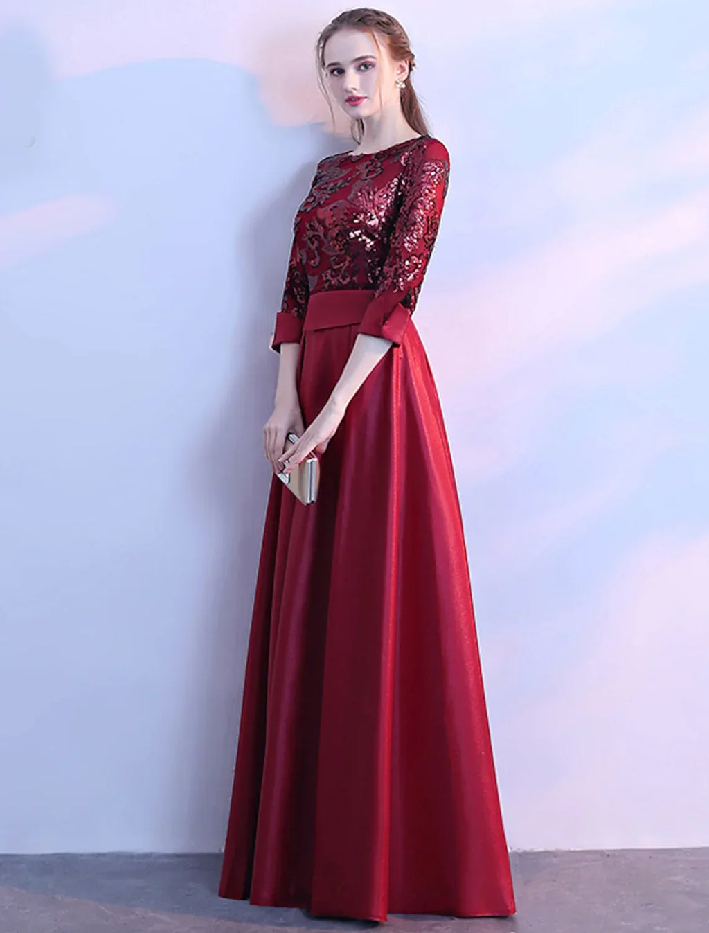 Glittering Elegant Prom Formal Evening Dress