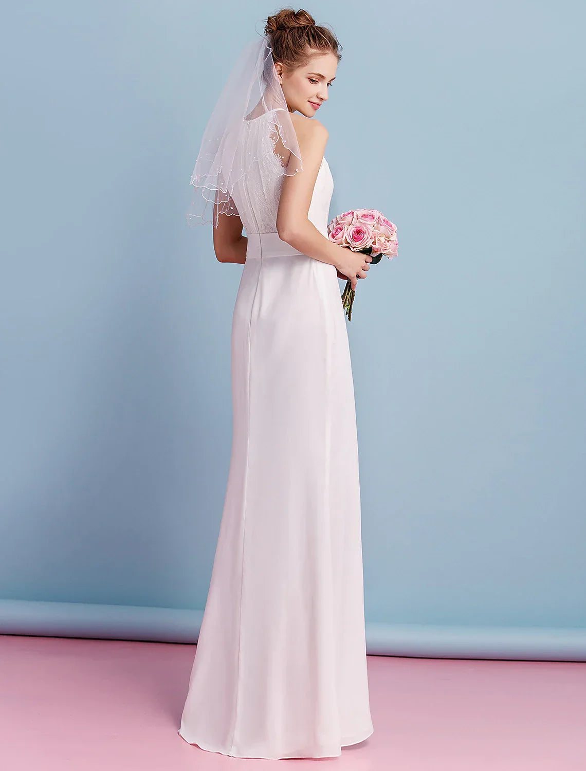 Wedding Dresses Floor Length Sleeveless