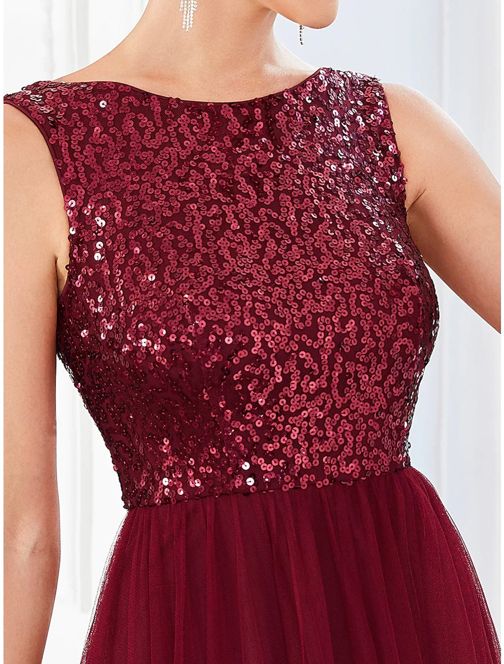Party Dresses Elegant Dress Wedding Guest Floor Length Sleeveless