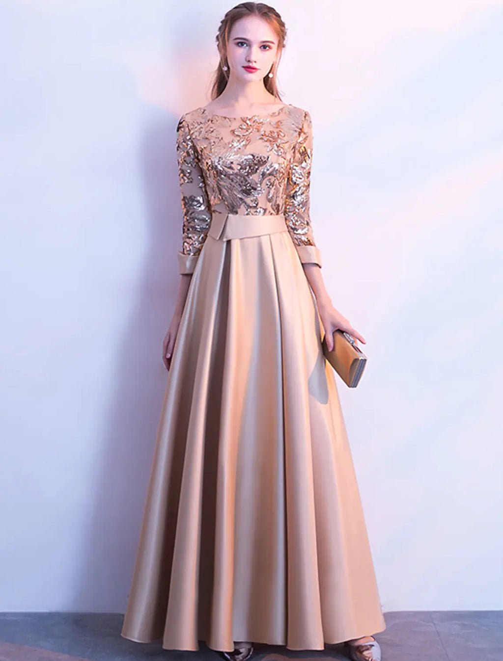 Glittering Elegant Prom Formal Evening Dress