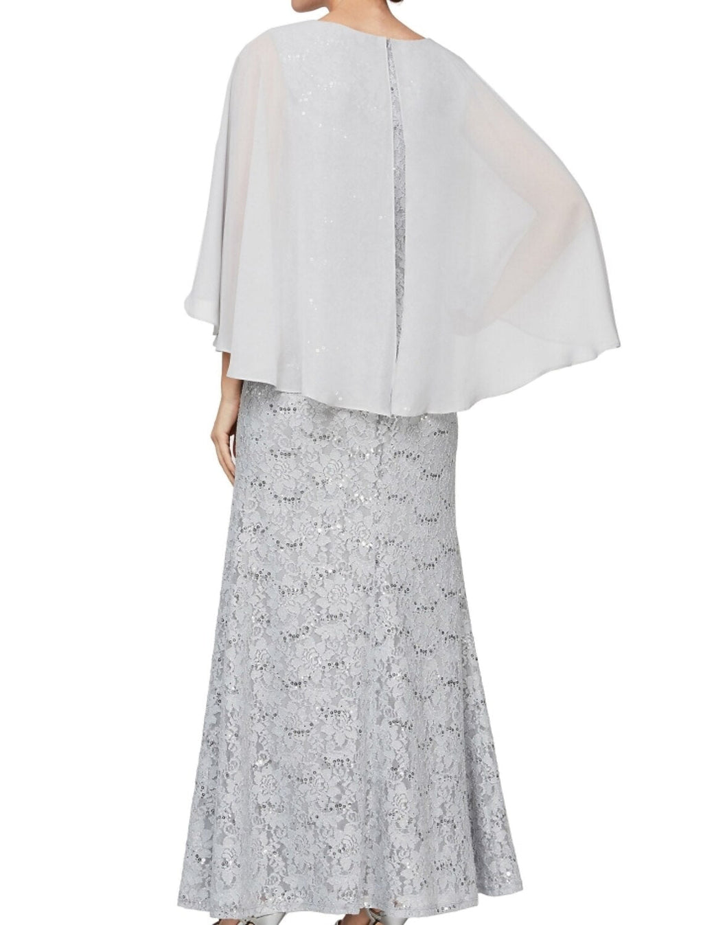 Sheath / Column Mother of the Bride Dress Wedding Guest Elegant Jewel Neck Ankle Length 3/4 Length Sleeve with Ruching Solid Color