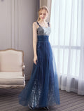 Wedding Prom Dress Strap Sleeveless Floor Length