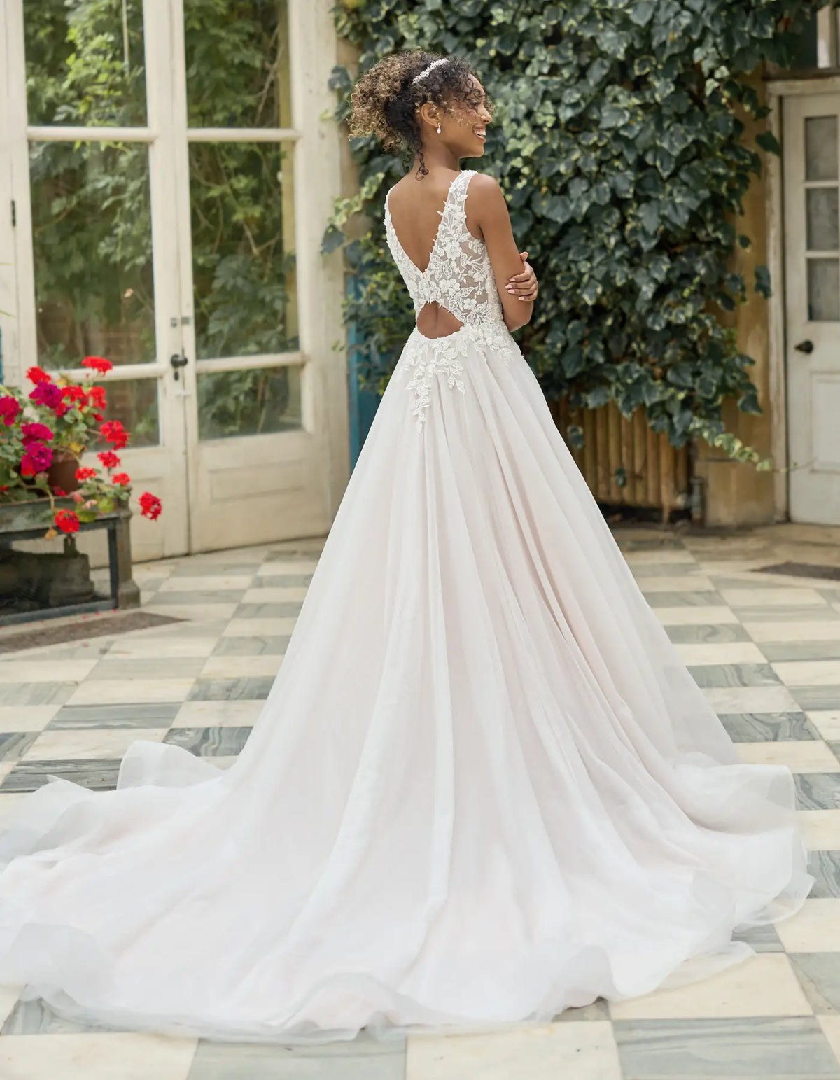 a sparkling glitter a-line