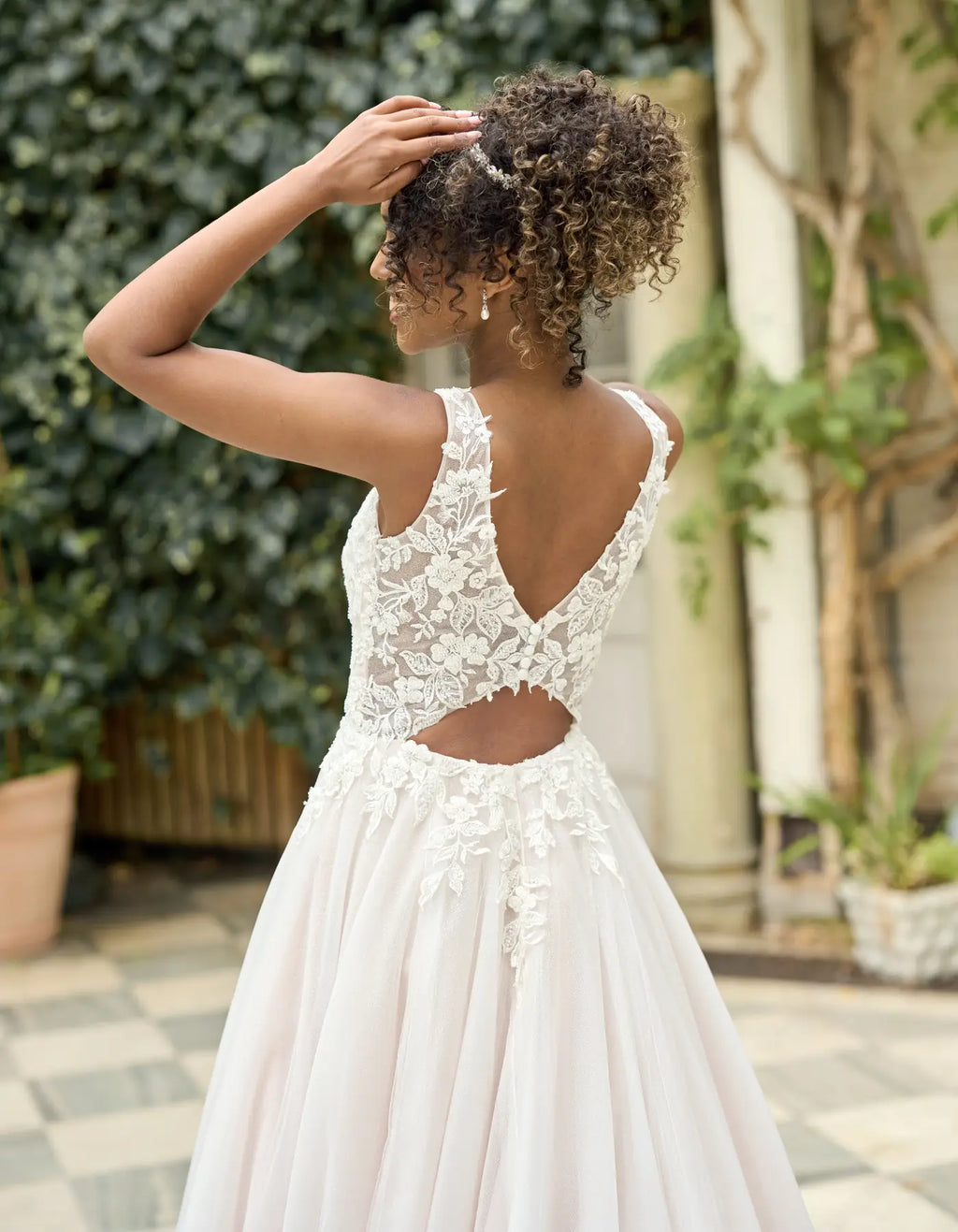 a sparkling glitter a-line