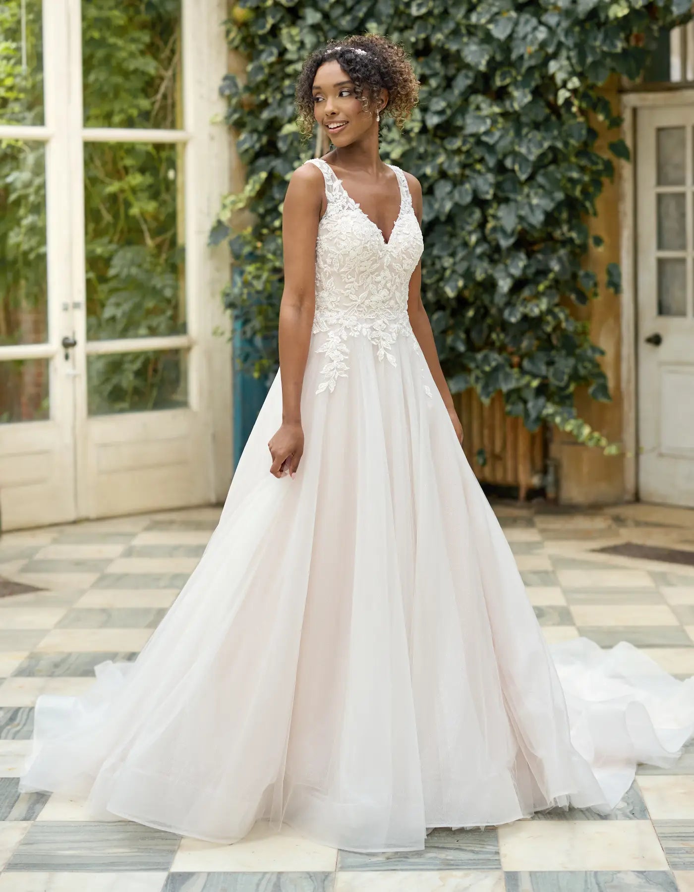 a sparkling glitter a-line