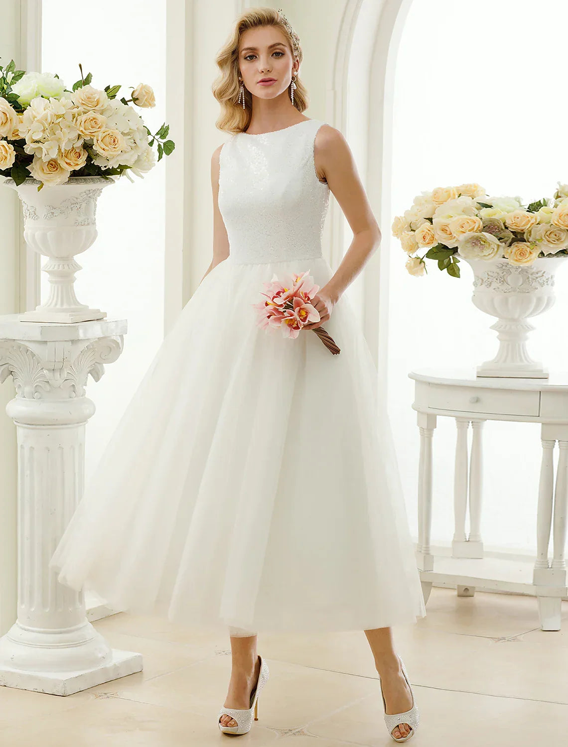 White Open Back Little Dresses Dresses A-Line