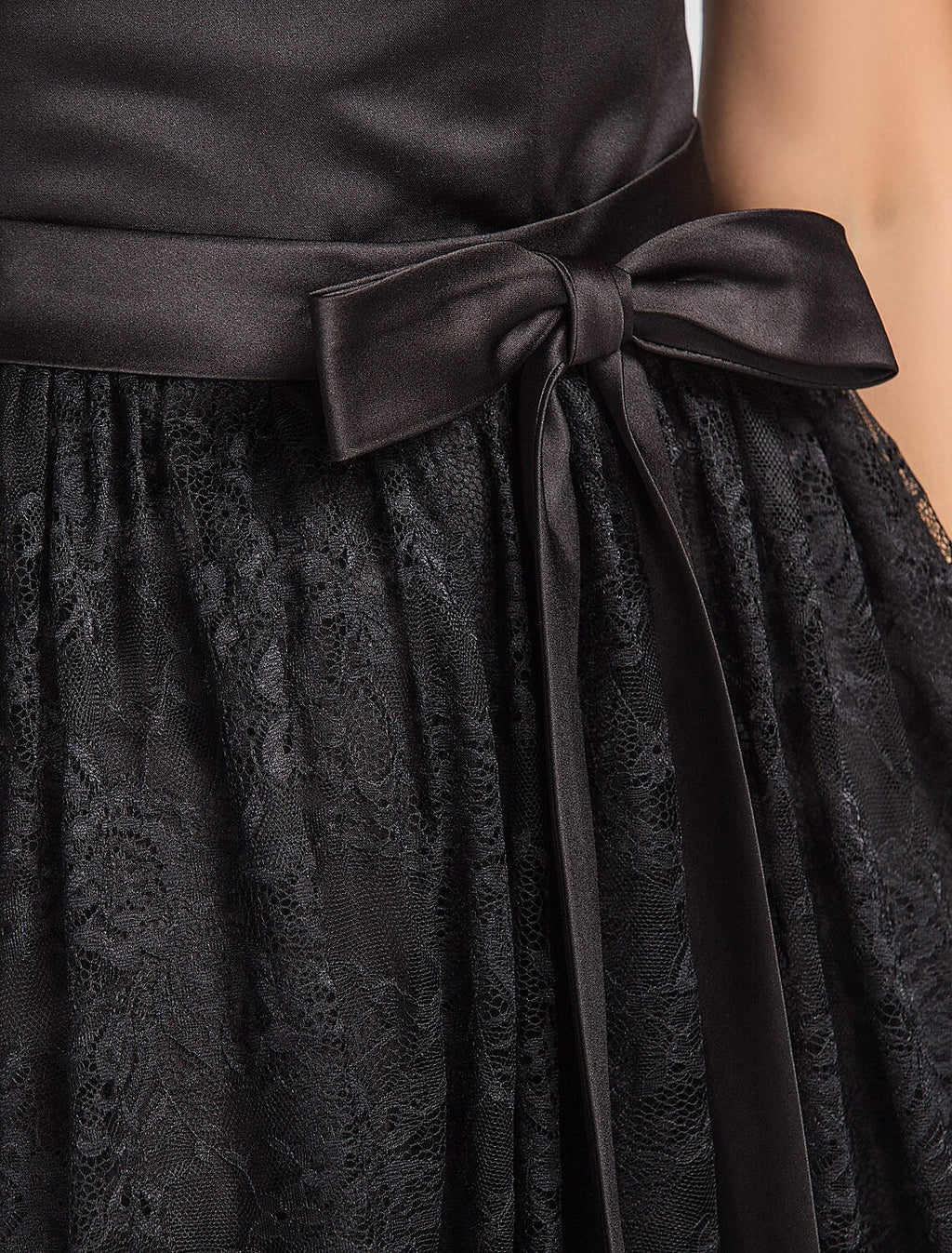 Black Bridesmaid Dress Sleeveless Little Dress Length Draping