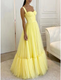Evening Gown Elegant Dress Formal Floor Length Sleeveless Sweetheart with Pleats