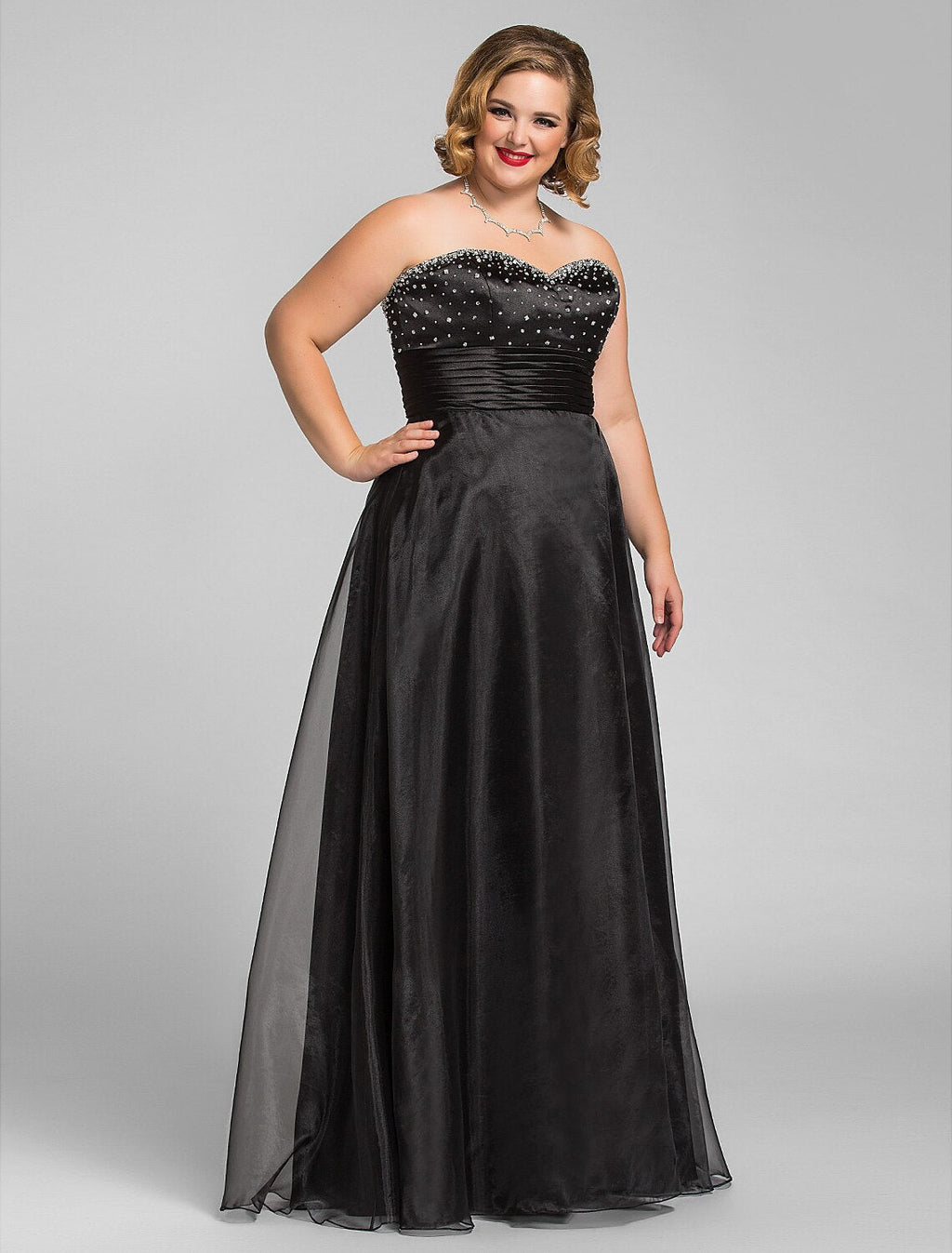 Black Little Dress Dress Prom Floor Length Sleeveless Sweetheart with Ruched Beading