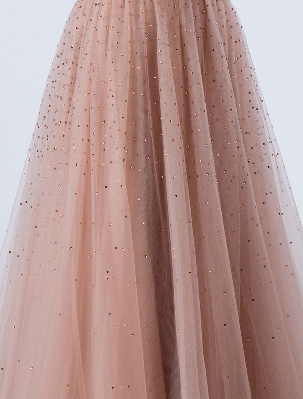 Luxurious Prom Formal Evening Dress Backless Sleeveless Floor Length with Crystals Beading
