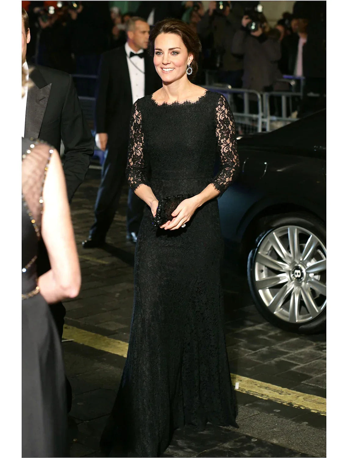 Formal Evening Dress Length Sleeve Floor Length with Insert