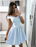 Sexy Party Wear Cocktail Dress V Neck Sleeveless Knee Length Fabric Pleats