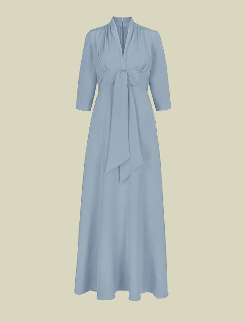 Mother of the Bride Dress Elegant V Neck Floor Length Charmeuse Sleeve with Ruching