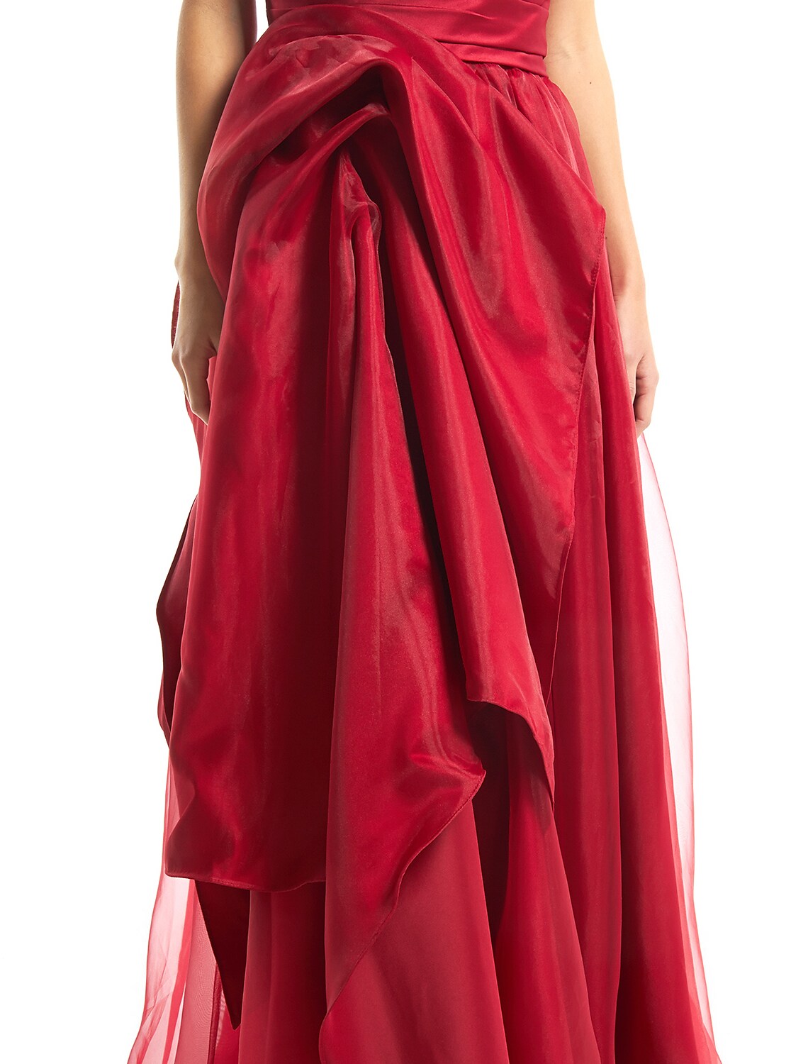 Prom Formal Evening Dress One Shoulder Sleeveless Floor Length with Side Draping