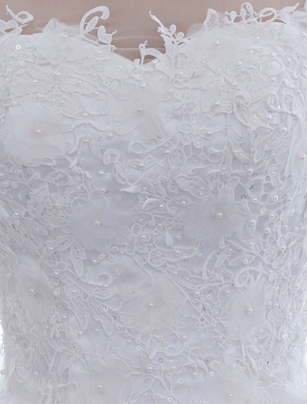 Engagement Open Back Formal Wedding Dresses Floor Length Ball Gown Half Sleeve Scoop Neck