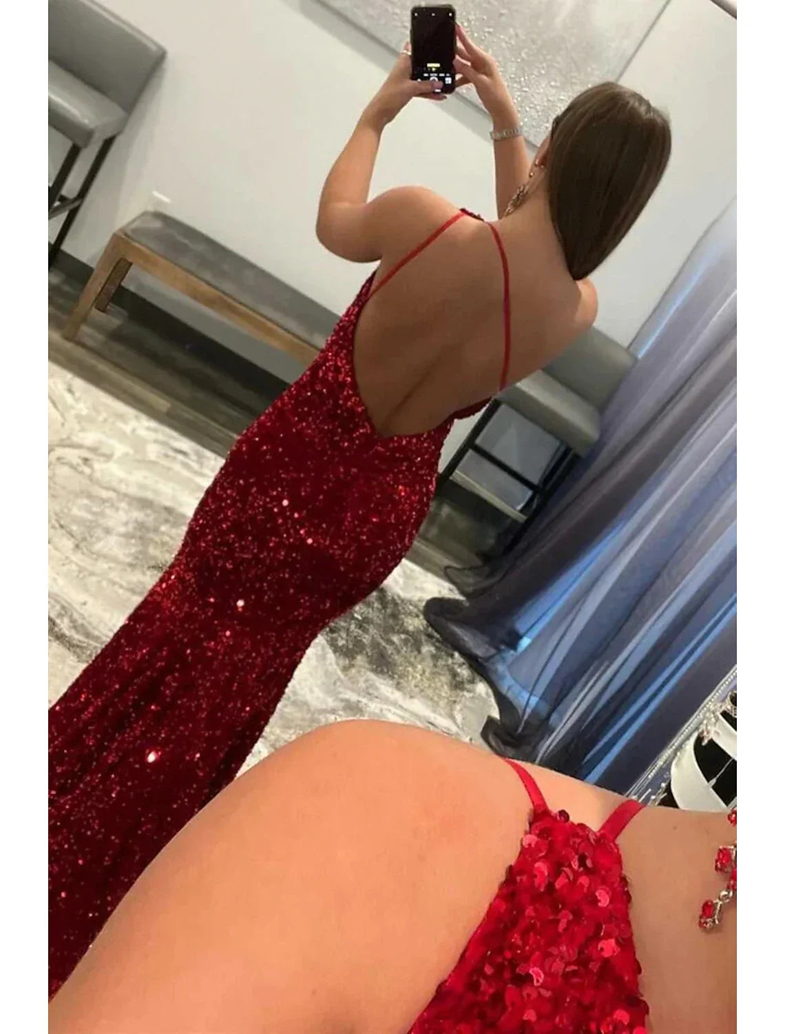 Mermaid / Trumpet Prom Dresses Sexy Dress Formal Floor Length Sleeveless One Shoulder Backless