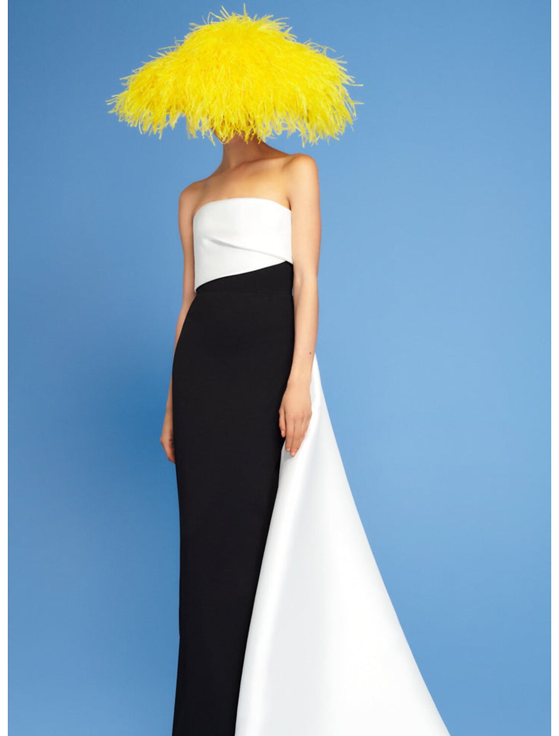 Sheath / Column Evening Gown Color Block Dress Wedding Short / Mini Sleeveless Strapless with Ruched