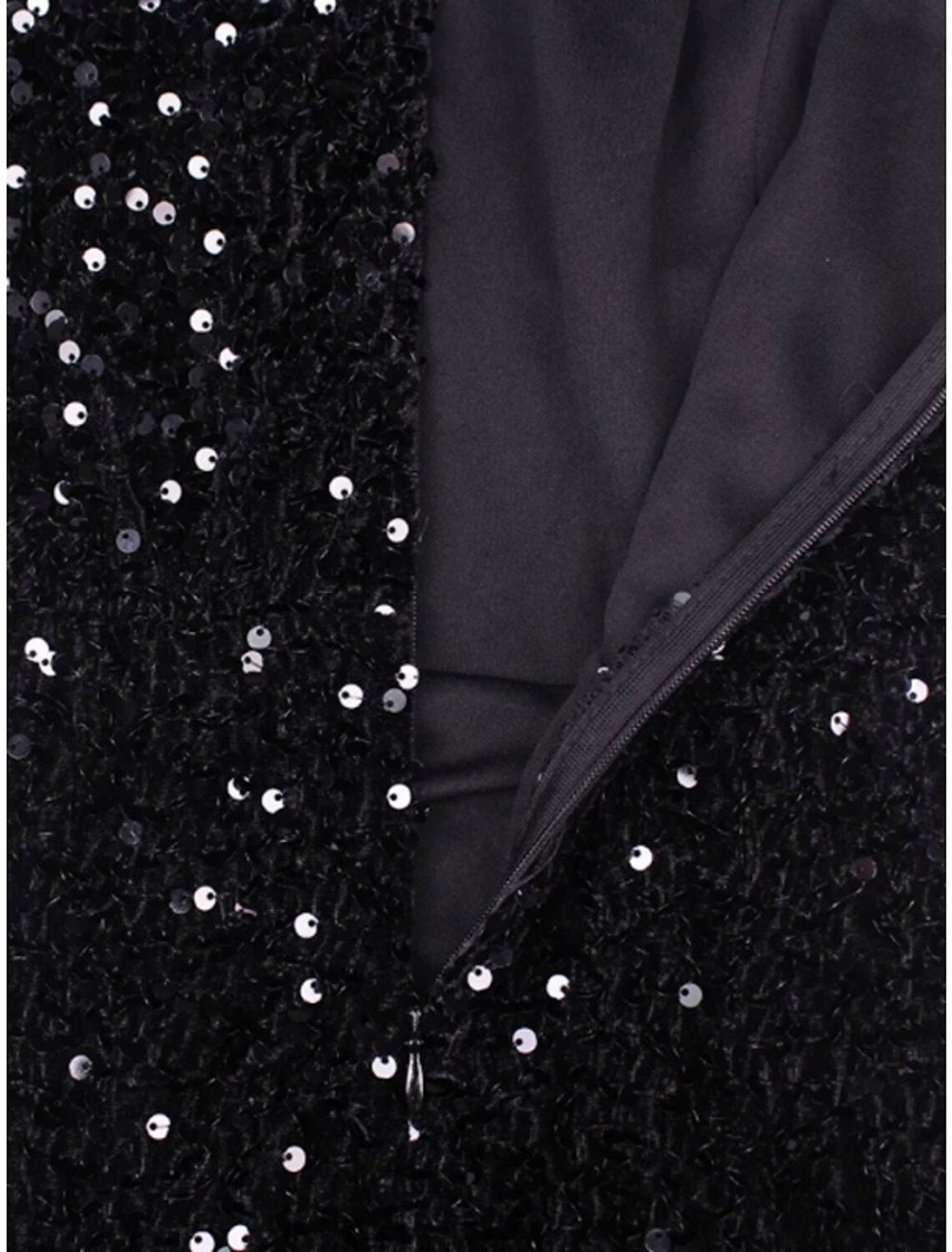 Black Evening Gown Sparkle & Shine Dress Plus Size Formal Fall Sweep / Brush Train Long Sleeve Jewel Neck with Glitter Pleats