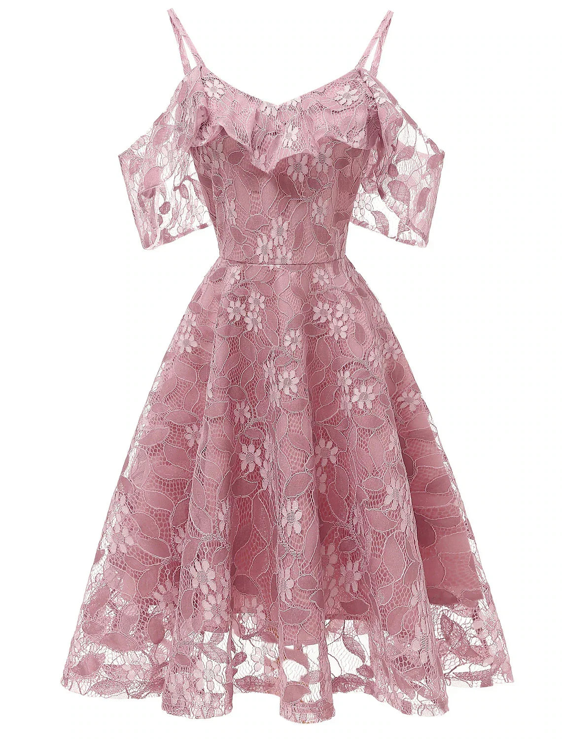 Cocktail Dresses Vintage Dress Graduation Party Wear Knee Length Short Sleeve Spaghetti Strap with Insert Pattern / Print