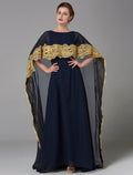 Mother of the Bride Dress Plus Size Elegant Bateau Neck Sweep / Brush Train Sleeveless