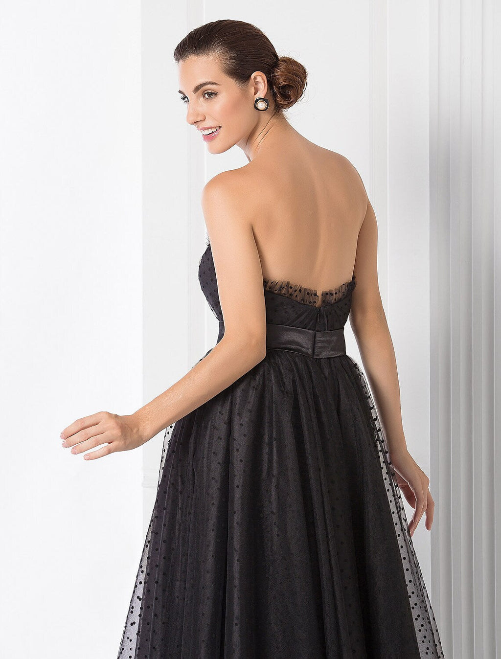 Black Little Homecoming Dresses Sleeveless Sash Ribbon