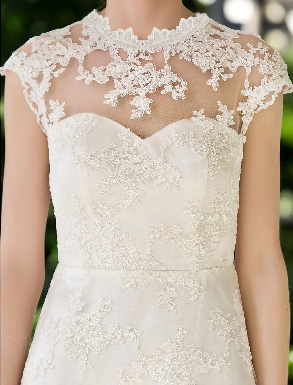 White Open Back Little Dresses Knee A-Line Floral Appliques