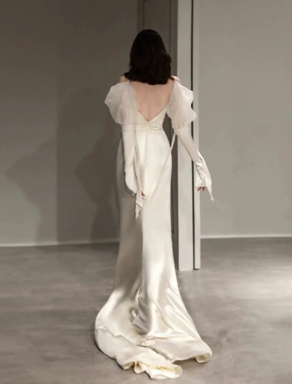 Mermaid / Trumpet Evening Gown Elegant Dress Formal Prom Floor Length Long Sleeve Sweetheart Italy with Buttons Shawl