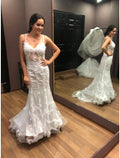Mermaid / Trumpet Minimalist Elegant Party Wear Formal Evening Dress V Neck Sleeveless Sweep / Brush Train with Beading Appliques